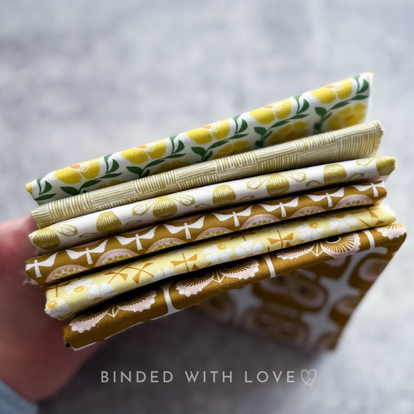 Sweet Floral Scent Bundle | 6 Prints | Sweet Floral Scent by Loes van Oosten | Cotton + Steel | Fat Quarter Bundle | Half Yard Bundle