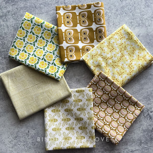 Sweet Floral Scent Bundle | 6 Prints | Sweet Floral Scent by Loes van Oosten | Cotton + Steel | Fat Quarter Bundle | Half Yard Bundle