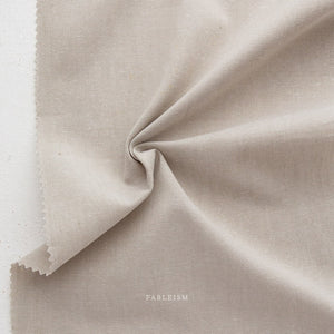 Pumice ECW-02-PUMICE | Everyday Chambray by Fableism Supply Co. | Continuous Yardage | Fat Quarter | Yarn Dyed Wovens