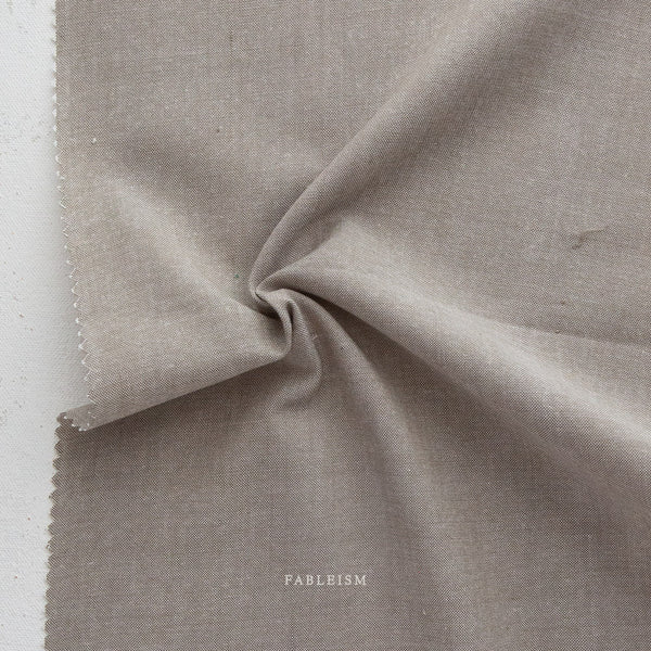 Twiggy ECW-03-TWIGGY | Everyday Chambray by Fableism Supply Co. | Continuous Yardage | Fat Quarter | Yarn Dyed Wovens