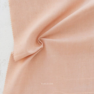 Merit Pink ECW-14-MERIT-PINK | Everyday Chambray by Fableism Supply Co. | Continuous Yardage | Fat Quarter | Yarn Dyed Wovens