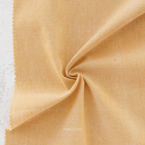 Sunshine ECW-17-SUNSHINE | Everyday Chambray by Fableism Supply Co. | Continuous Yardage | Fat Quarter | Yarn Dyed Wovens