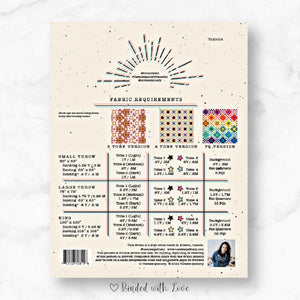 Flicker Quilt by Taralee Quiltery | Printed Paper Quilt Pattern | Confident Beginner Skill Level