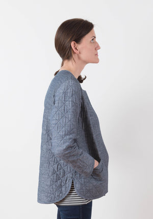 Tamarack Jacket Size 0-18 by Grainline Studio | Printed Paper Pattern | Modern Quilt Coat Pattern