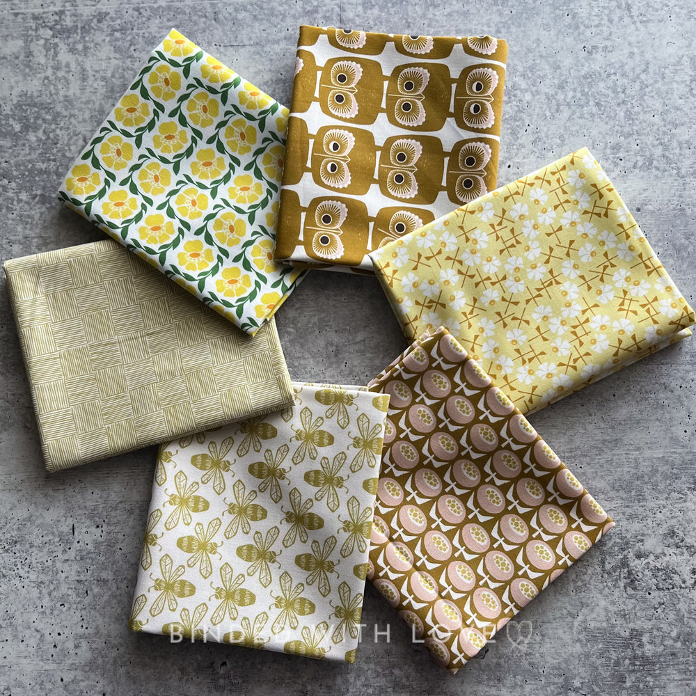 Sweet Floral Scent Bundle | 6 Prints | Sweet Floral Scent by Loes van Oosten | Cotton + Steel | Fat Quarter Bundle | Half Yard Bundle