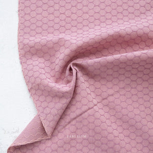 Honeycomb In Lilac FOR-HC-01-LILAC | Forest Forage by Fableism Supply Co. | Continuous Yardage | Fat Quarter | Yarn Dyed Wovens