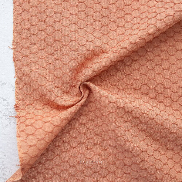 Honeycomb In Permisson FOR-HC-06-PERMISSON | Forest Forage by Fableism Supply Co. | Continuous Yardage | Fat Quarter | Yarn Dyed Wovens