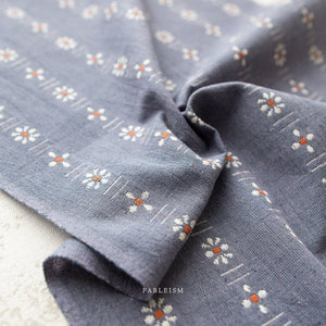 Daisies in Concord FOR-DAI-11-CONCORD | Forest Forage by Fableism Supply Co. | Continuous Yardage | Fat Quarter | Yarn Dyed Wovens