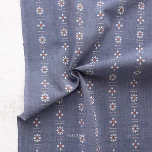 Daisies in Concord FOR-DAI-11-CONCORD | Forest Forage by Fableism Supply Co. | Continuous Yardage | Fat Quarter | Yarn Dyed Wovens