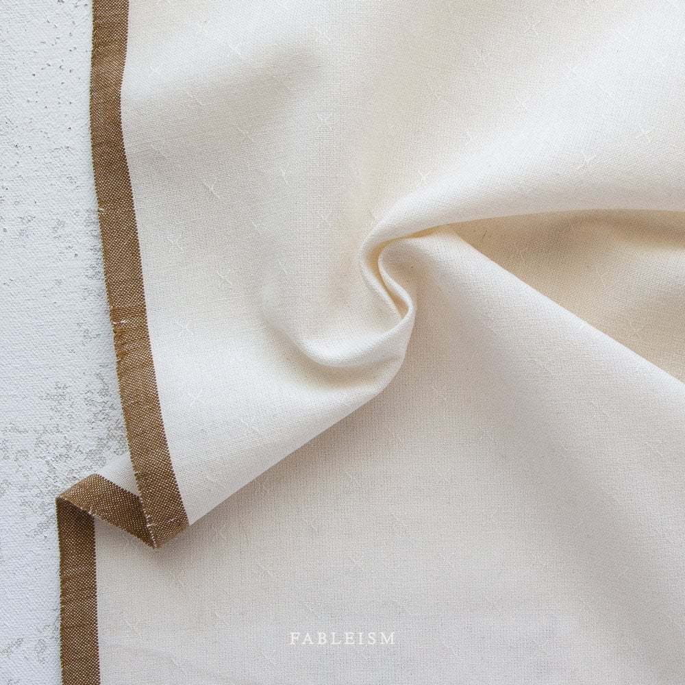 Sugar FSW-00-SUGAR | Sprout Woven by Fableism Supply Co. | Continuous Yardage | Fat Quarter | Cotton Yarn Dyed Wovens