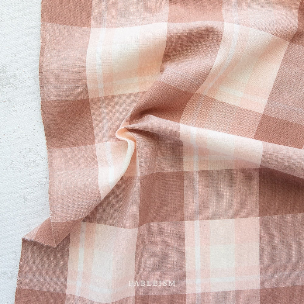 Arcade Woven in Cherry Blossom ARC-02-Cherry-Blossom | Arcade Wovens by Fableism Supply Co. | Yardage | Fat Quarter | Yarn Dyed Wovens