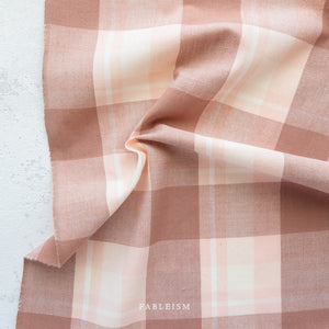 Arcade Woven in Cherry Blossom ARC-02-Cherry-Blossom | Arcade Wovens by Fableism Supply Co. | Yardage | Fat Quarter | Yarn Dyed Wovens