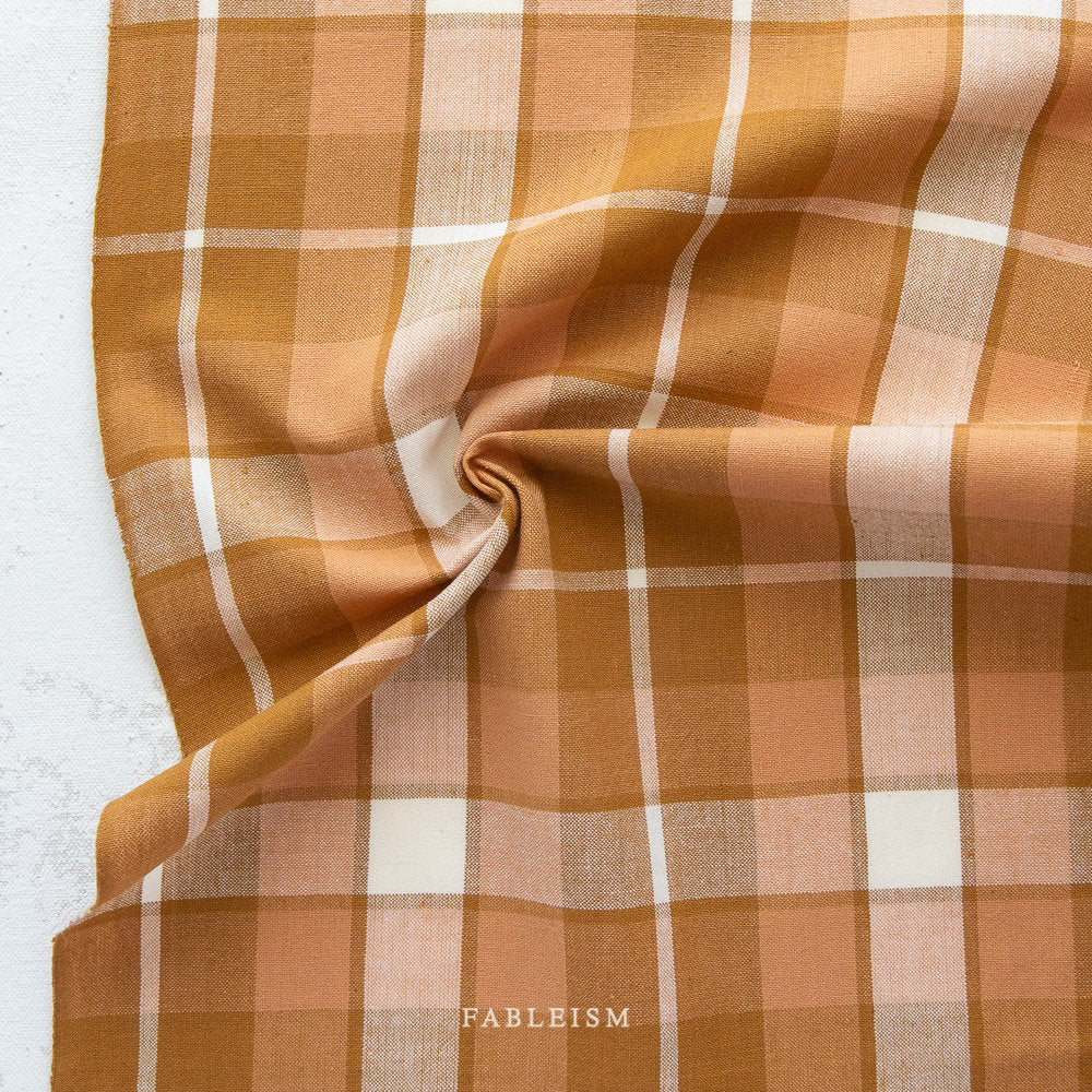 Arcade Woven in Acorn ARC-04-Acorn | Arcade Wovens by Fableism Supply Co. | Yardage | Fat Quarter | Yarn Dyed Wovens