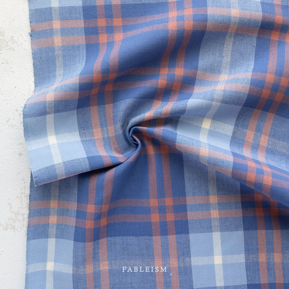 Arcade Woven in Lazuli ARC-13-Lazuli | Arcade Wovens by Fableism Supply Co. | Yardage | Fat Quarter | Yarn Dyed Wovens
