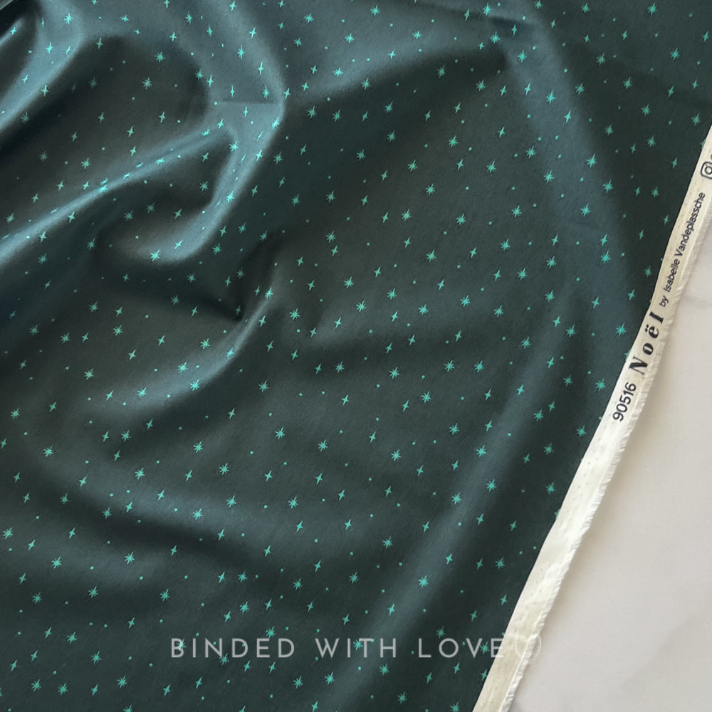 Green 90516-68 | Noel by Isabelle Vandeplassche | Figo Fabrics | Continuous Yardage | Fat Quarter | Quilting Fabric