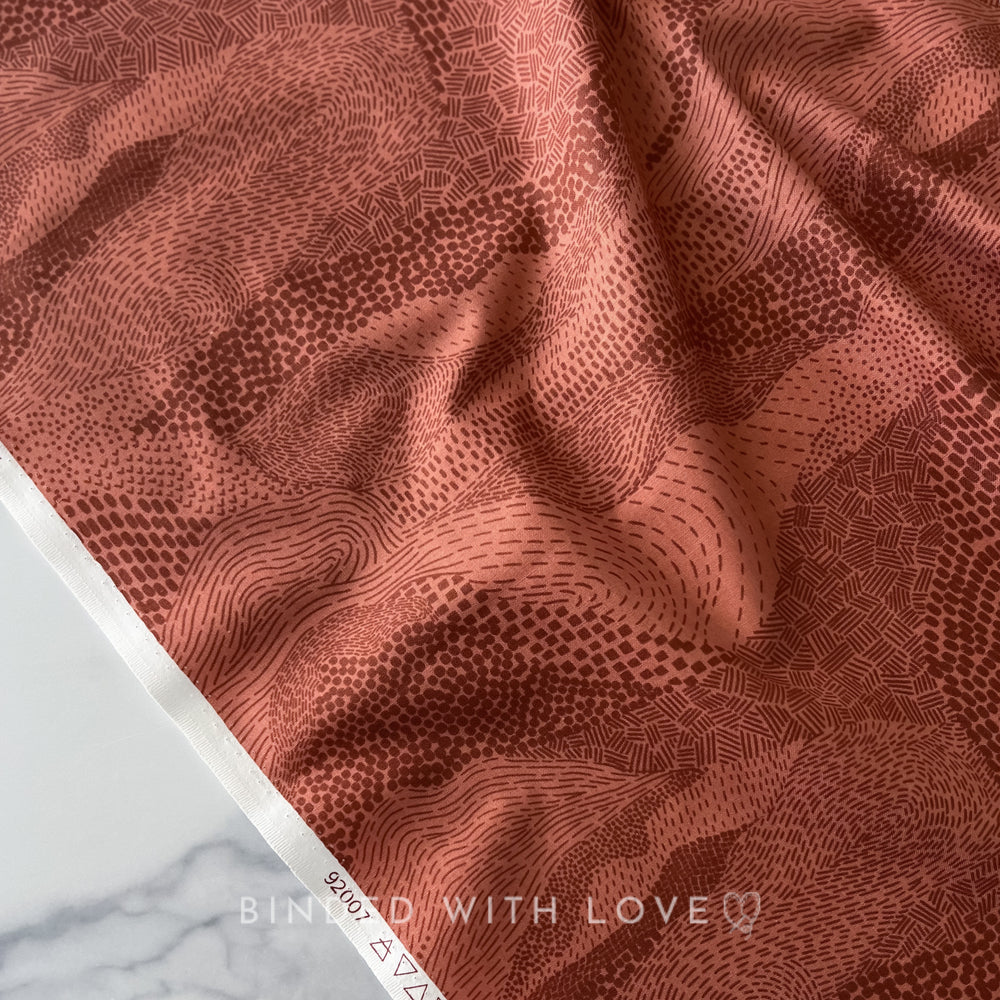 Earth Rust 92007-32 | Elements by Ghazal Razavi | Figo Fabrics | Continuous Yardage | Fat Quarter | Quilting Fabric