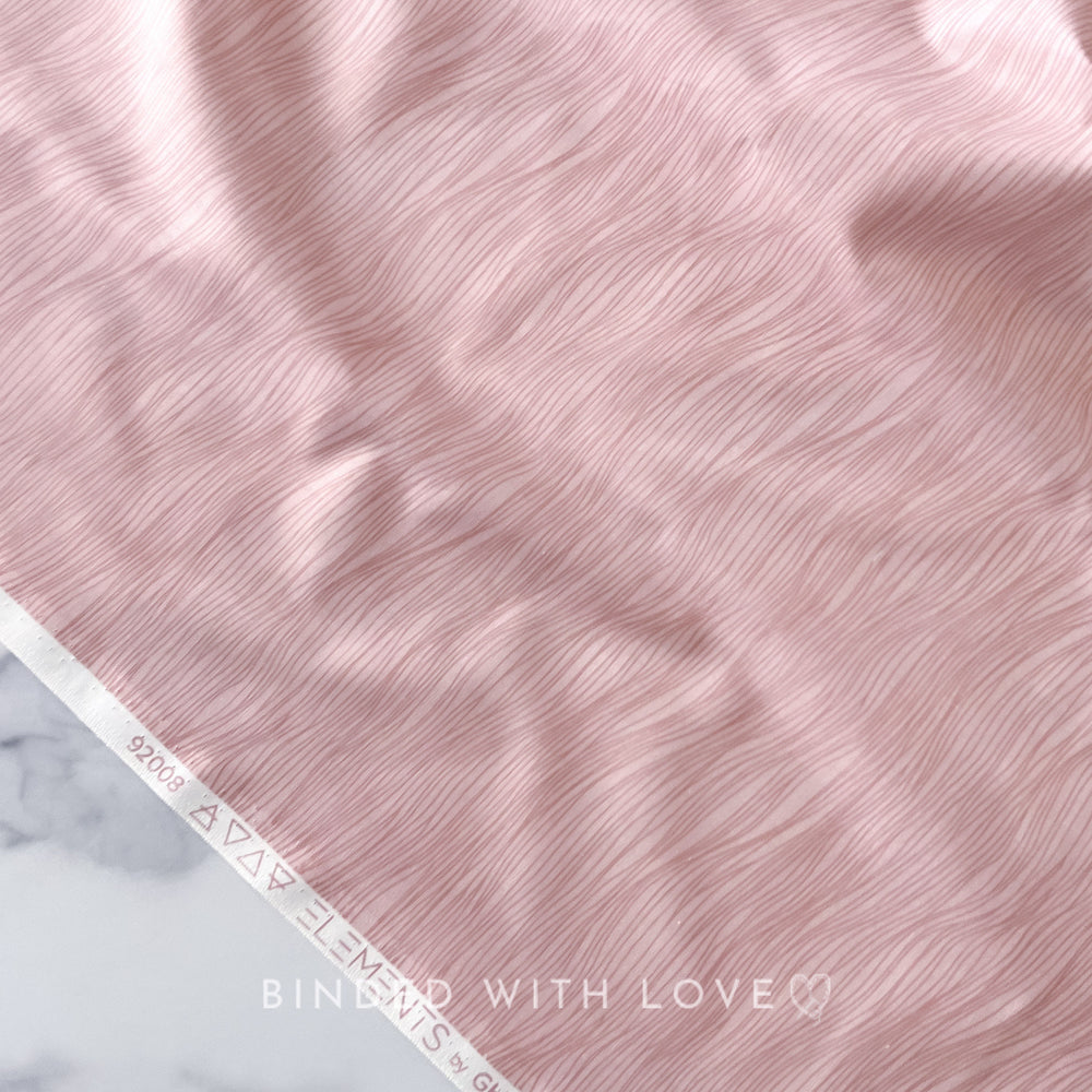Water Pink 92008-20 | Elements by Ghazal Razavi | Figo Fabrics | Continuous Yardage | Fat Quarter | Quilting Fabric
