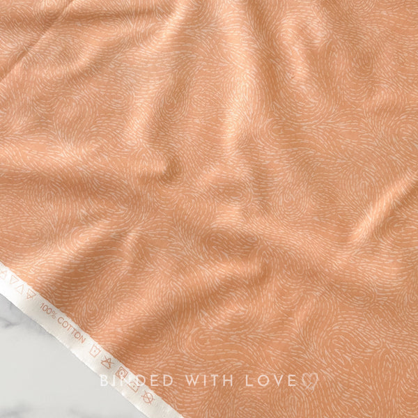 Fire Coral 92009-55 | Elements by Ghazal Razavi | Figo Fabrics | Continuous Yardage | Fat Quarter | Quilting Fabric