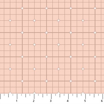 Grid Rose 92011-20 | Serenity by Ghazal Razavi | Figo Fabrics | Continuous Yardage | Fat Quarter | Quilting Fabric