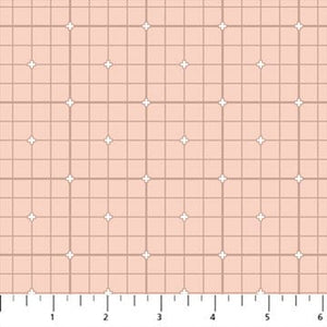 Grid Rose 92011-20 | Serenity by Ghazal Razavi | Figo Fabrics | Continuous Yardage | Fat Quarter | Quilting Fabric
