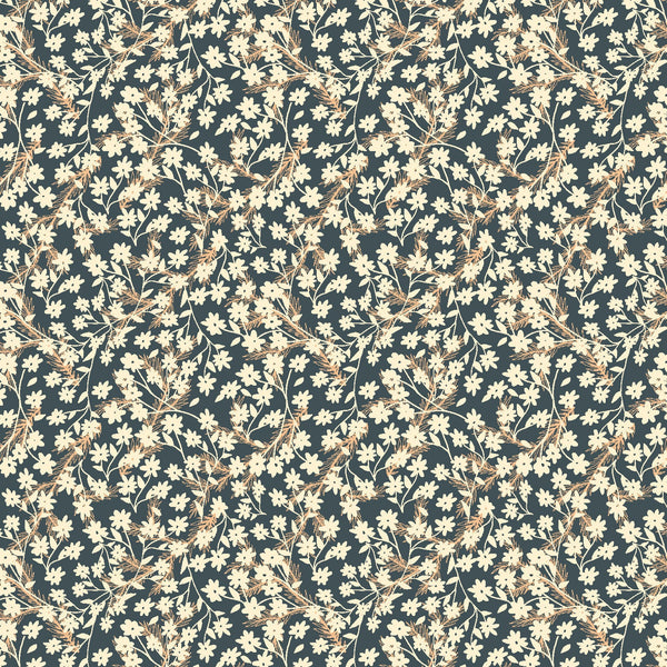 Redwood Flower Bay AC502-BA3 | Twin Hill by Ash Cascade | Cotton + Steel | Continuous Yardage | Fat Quarter | Quilting Fabric