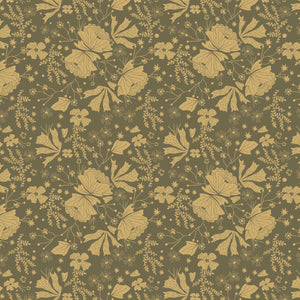 Garden Greenhouse AC503-GR1 | Twin Hill by Ash Cascade | Cotton + Steel | Continuous Yardage | Fat Quarter | Quilting Fabric