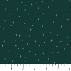 Green 90516-68 | Noel by Isabelle Vandeplassche | Figo Fabrics | Continuous Yardage | Fat Quarter | Quilting Fabric