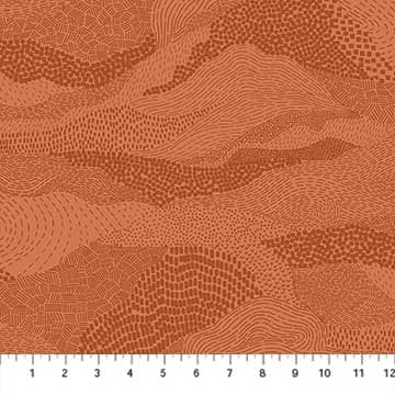 Earth Rust 92007-32 | Elements by Ghazal Razavi | Figo Fabrics | Continuous Yardage | Fat Quarter | Quilting Fabric