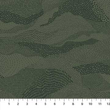Earth Green 92007-74 | Elements by Ghazal Razavi | Figo Fabrics | Continuous Yardage | Fat Quarter | Quilting Fabric