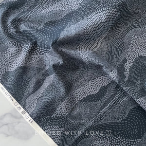 Earth Gray 92007-97 | Elements by Ghazal Razavi | Figo Fabrics | Continuous Yardage | Fat Quarter | Quilting Fabric