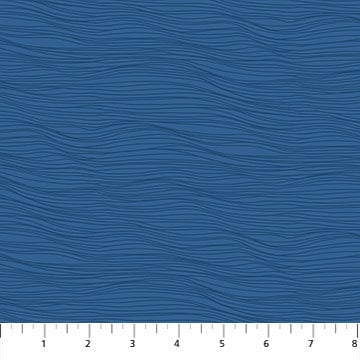 Water Blue 92008-45 | Elements by Ghazal Razavi | Figo Fabrics | Continuous Yardage | Fat Quarter | Quilting Fabric