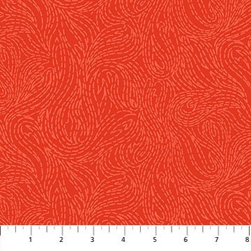 Fire Red 92009-24 | Elements by Ghazal Razavi | Figo Fabrics | Continuous Yardage | Fat Quarter | Quilting Fabric