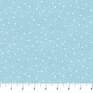 Air Blue 92010-40 | Elements by Ghazal Razavi | Figo Fabrics | Continuous Yardage | Fat Quarter | Quilting Fabric