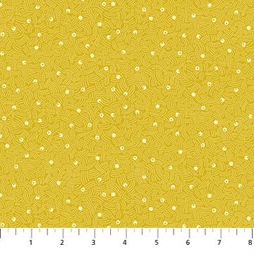 Air Mustard 92010-53 | Elements by Ghazal Razavi | Figo Fabrics | Continuous Yardage | Fat Quarter | Quilting Fabric