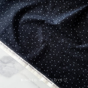 Air Black 92010-99 | Elements by Ghazal Razavi | Figo Fabrics | Continuous Yardage | Fat Quarter | Quilting Fabric